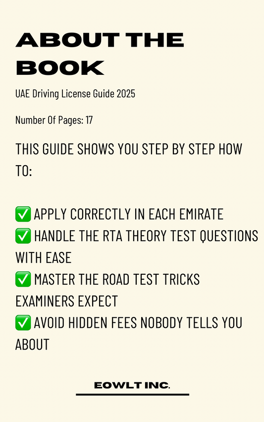 UAE Driving License Guide 2025